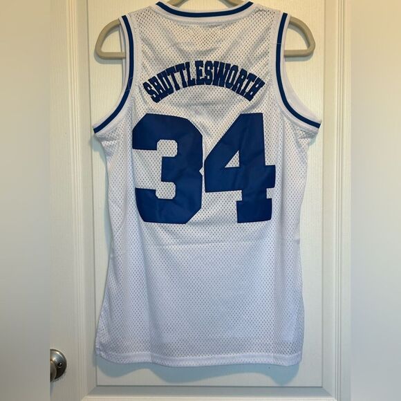 Jesus Shuttlesworth #34 He Got Game White Jersey - XS Unisex - Headgear Classics - Picture 5 of 8
